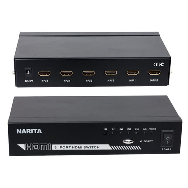 Narita 5 Giriş-1 Çıkış Hdmı Switch Birleştirici Mt-sw501
