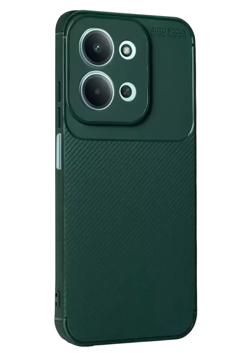 Newface Xiaomi Redmi 15c 5g Auto Focus Karbon Kapak - Koyu Yeşil