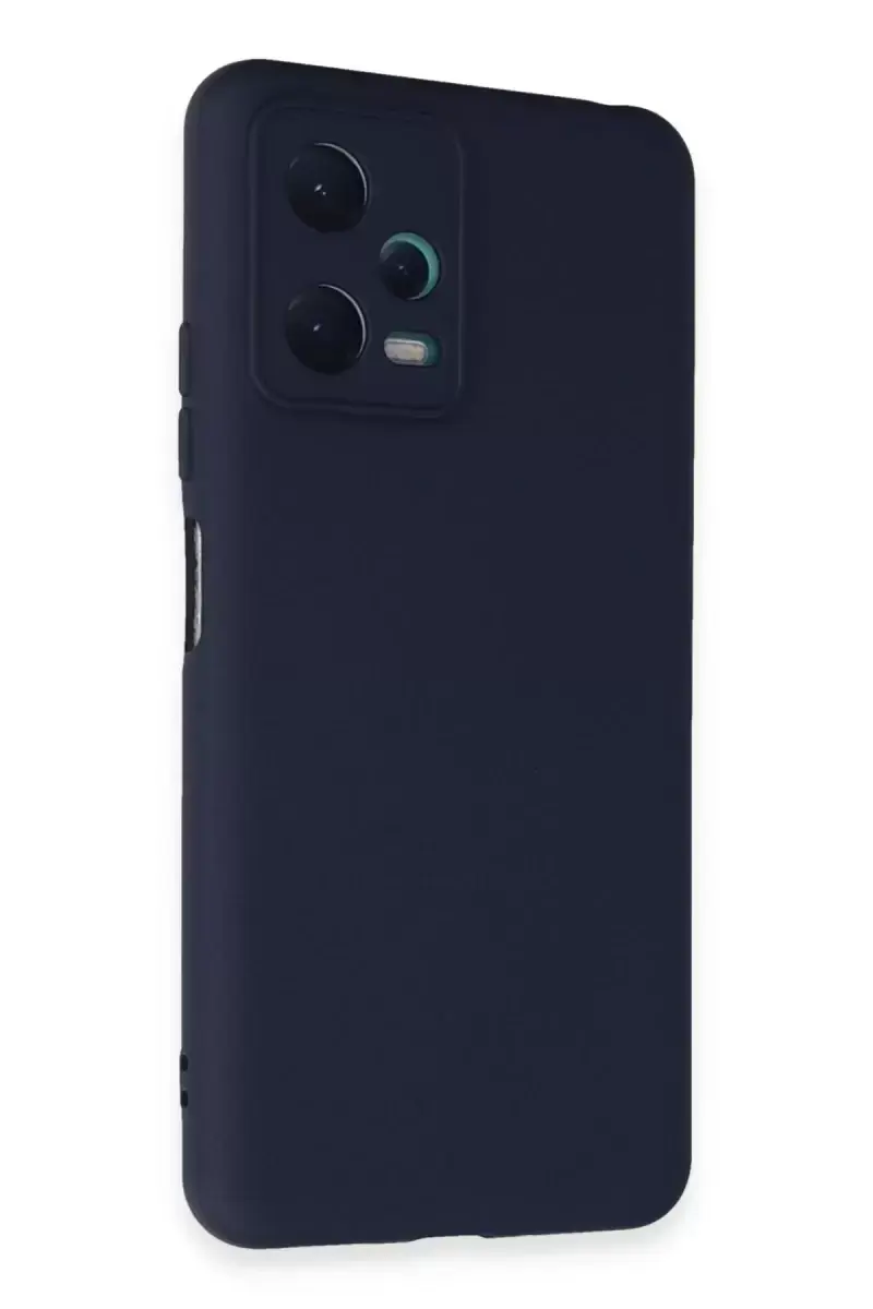 Newface Xiaomi Redmi Note 12 5g Kılıf Nano İçi Kadife Silikon - Lacivert