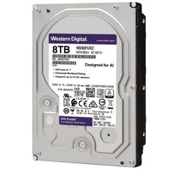 Western Digital Purple 8 Tb Sata 6gb/s 7/24 Güvenlik Harddisk Wd82purz
