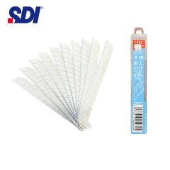 SDI 1403 Çelik Maket Bıçağı Falçata Ucu Yedeği 9mm 60 Derece Küçük 10'lu
