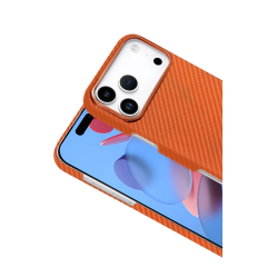 İphone 17 Pro Max Vega Magsafe Kapak - Turuncu