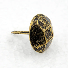 - Eskitme Antik Beşgen Kabara / Raptiye 18 Mm 10