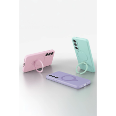 Samsung Galaxy S25 Fe Regal Magsafe Standlı Kapak - Titan Gri
