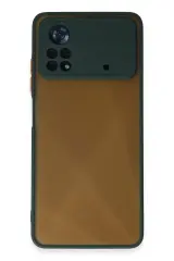 Newface Xiaomi Poco X4 Pro 5g Kılıf Montreal Silikon Kapak - Yeşil