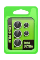 Newface Samsung Galaxy S23 Ultra Raze Metal Kamera Lens - Gümüş