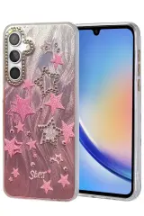 Newface Samsung Galaxy A34 5g Kılıf Blade Aynalı Desenli Kapak - Desen 7