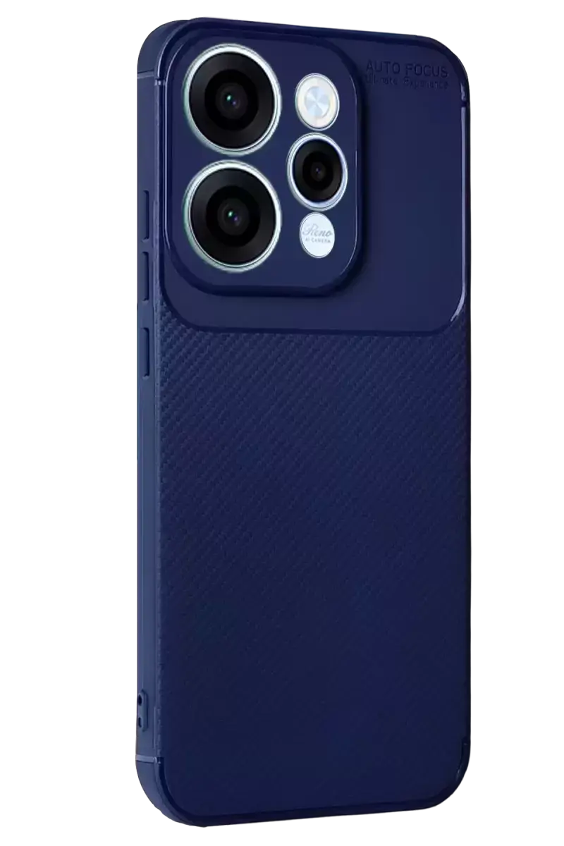 Newface Oppo Reno 15 Auto Focus Karbon Kapak - Lacivert