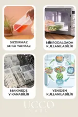 40 Parça Kurban Bayramı Et ve Gıda Saklama Kabı Seti (Buzluk Uyumlu)