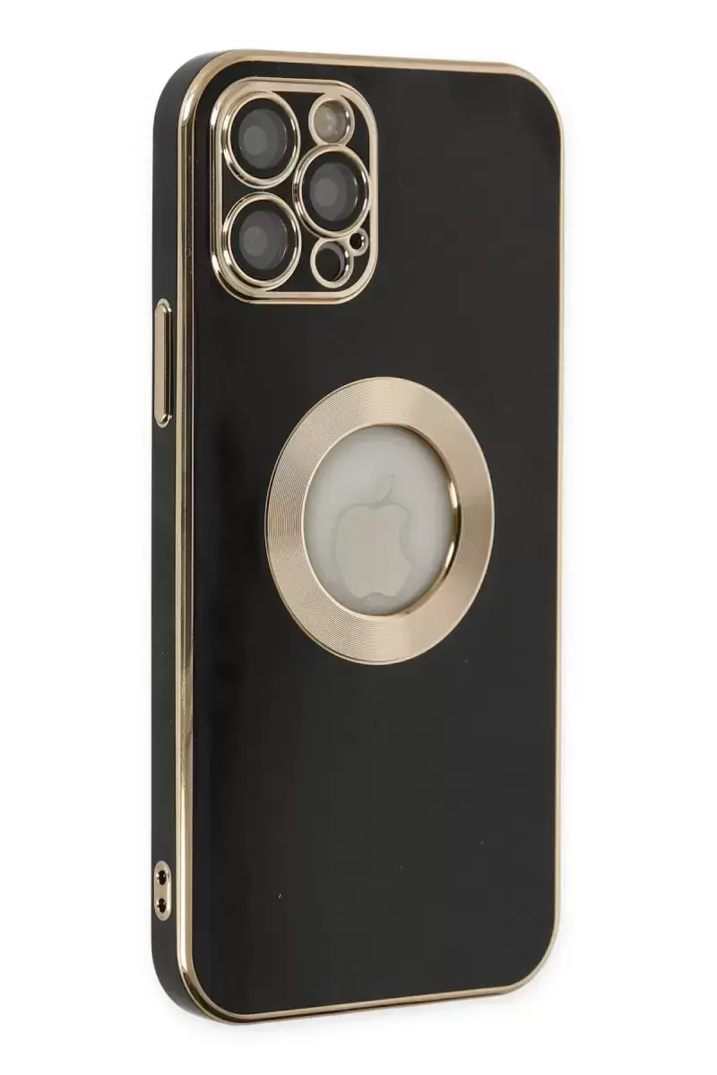 Newface İphone 12 Pro Kılıf Store Silikon - Siyah