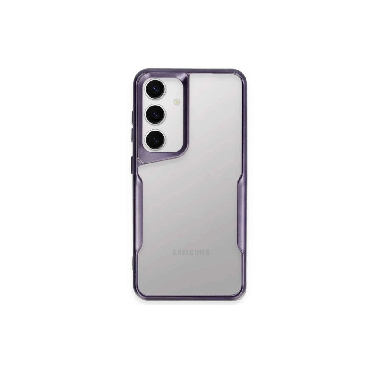 Samsung Galaxy A24 4g Kılıf Boyi Silikon Kapak - Derin Mor