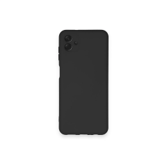 Samsung Galaxy A04 Kılıf Nano İçi Kadife Silikon - Siyah