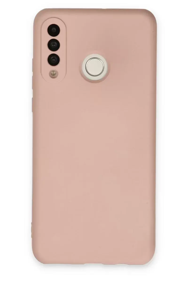 Newface Huawei P30 Lite Kılıf Nano İçi Kadife Silikon - Pudra