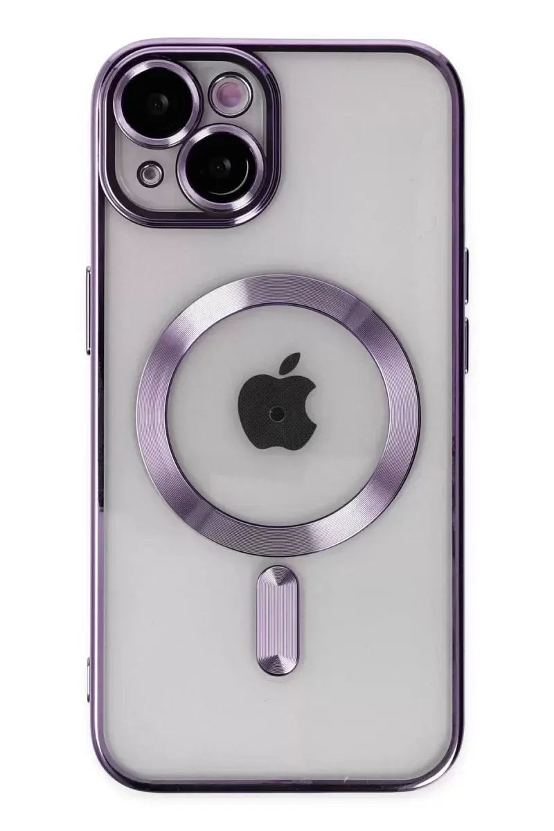 Newface İphone 14 Kılıf Kross Magneticsafe Kapak - Mor