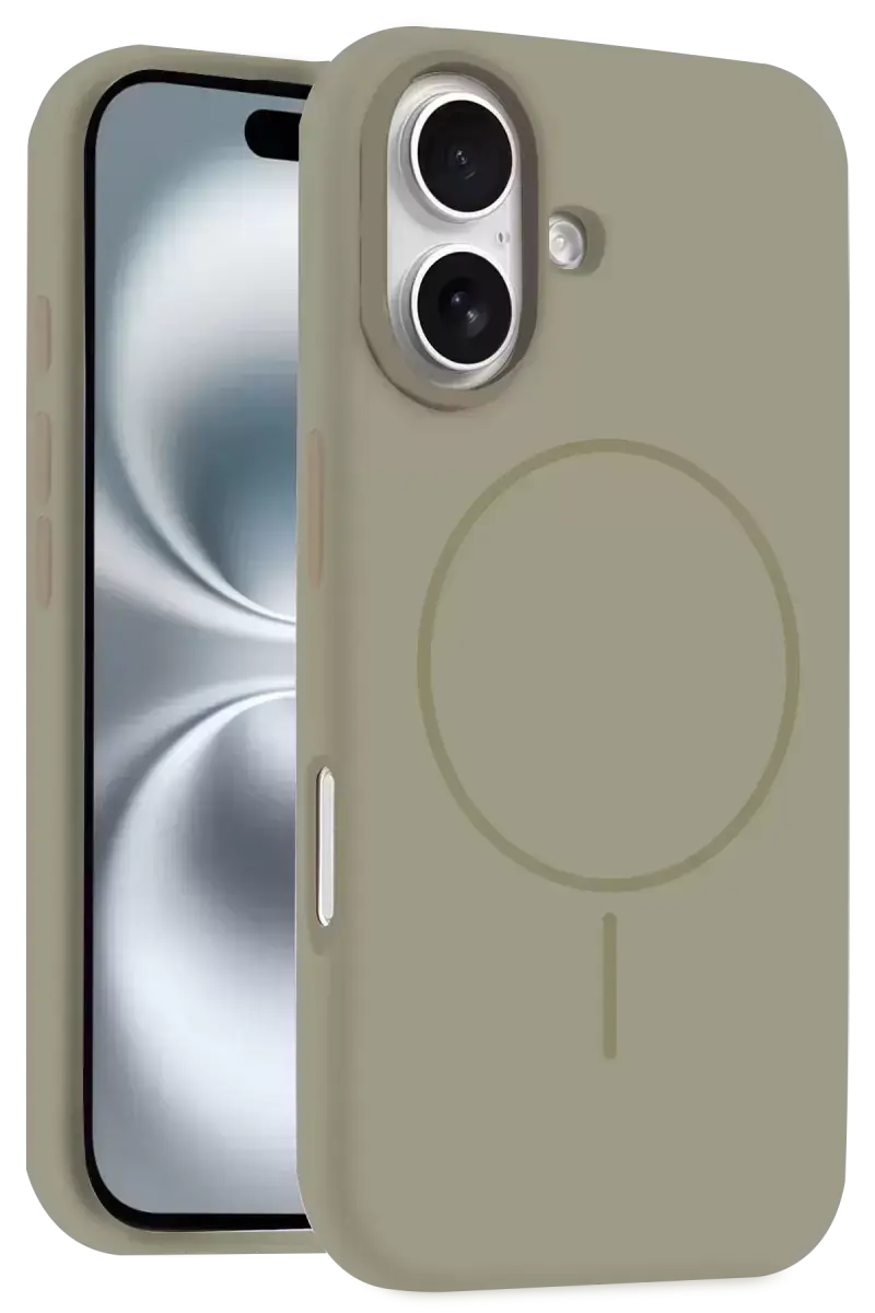 Joko Apple İphone 16 Kılıf Jully Magsafe Kapak - Çöl Titanyum