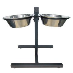 Tommy Ayarlanabilir Ayaklı Çelik Köpek Mama Su Kabı 2 Litre