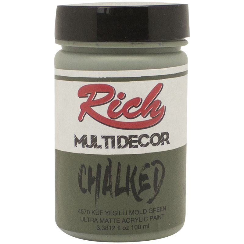 Multidecor Chalked Akrilik Boya - 100cc - Küf Yeşili - N:4570