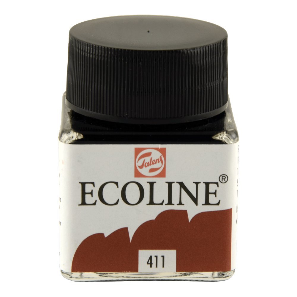 Talens Sıvı Suluboya 30ml - Burnt Sienna 411