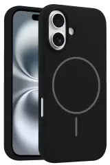 Joko Apple İphone 16 Kılıf Jully Magsafe Kapak - Siyah