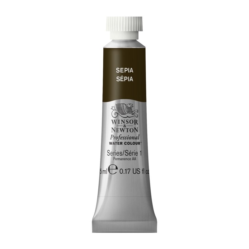 Profesyonel Tüp Suluboya - Sepia - 5ml - Seri 1