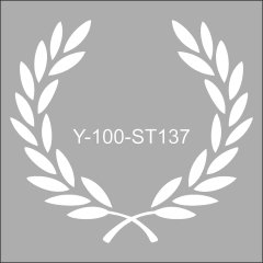 Stencil 30x30cm Defne Tacı 137