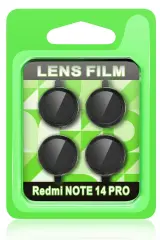 Newface Xiaomi Redmi Note 14 Pro 5g Raze Metal Kamera Lens - Siyah