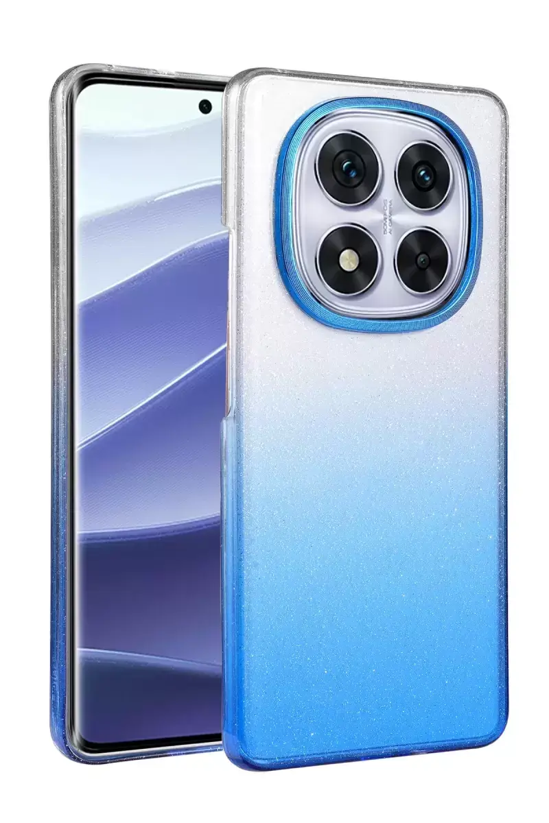Newface Xiaomi Redmi Note 14 Pro Plus Glossy Kapak - Mavi