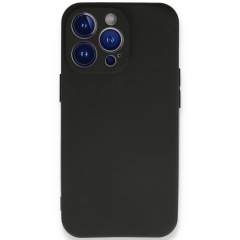 İphone 13 Pro Max Kılıf First Silikon - Siyah