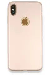Newface İphone Xs Max Kılıf First Silikon - Rose Gold