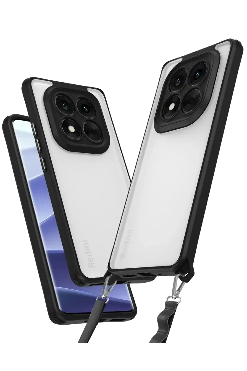 Newface Xiaomi Redmi Note 14 Pro 5g Kılıf Penta Silikon Kılıf - Siyah
