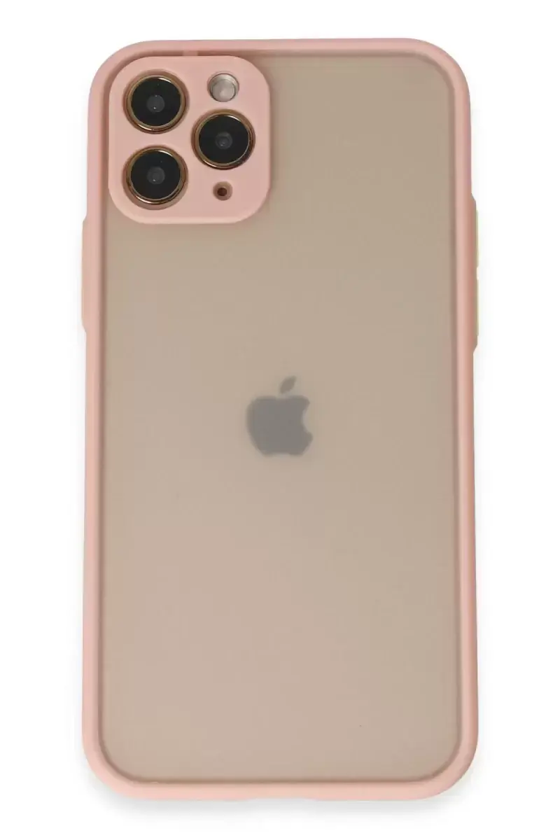 Newface Apple İphone 11 Pro Kılıf Montreal Silikon Kapak - Pembe