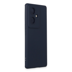 Vivo V29 Lite Kılıf Nano İçi Kadife Silikon - Lacivert