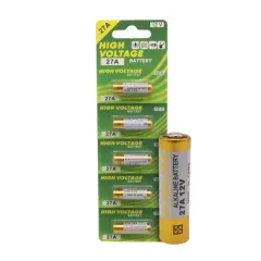 Powermaster Mn27a 12 Volt 27a İnce Alarm Pili Alkaline Batarya (5'lı Paket)