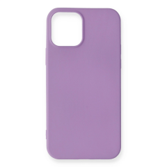 İphone 12 Mini Kılıf First Silikon - Lila