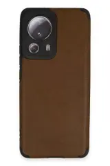 Newface Xiaomi Mi 13 Lite Kılıf Loop Deri Silikon - Kahverengi