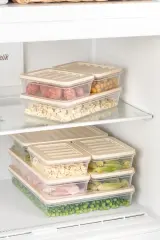 6'lı Freshbox 2400 ml Saklama Kabı Seti - Mikrodalga ve Difriz Uyumlu