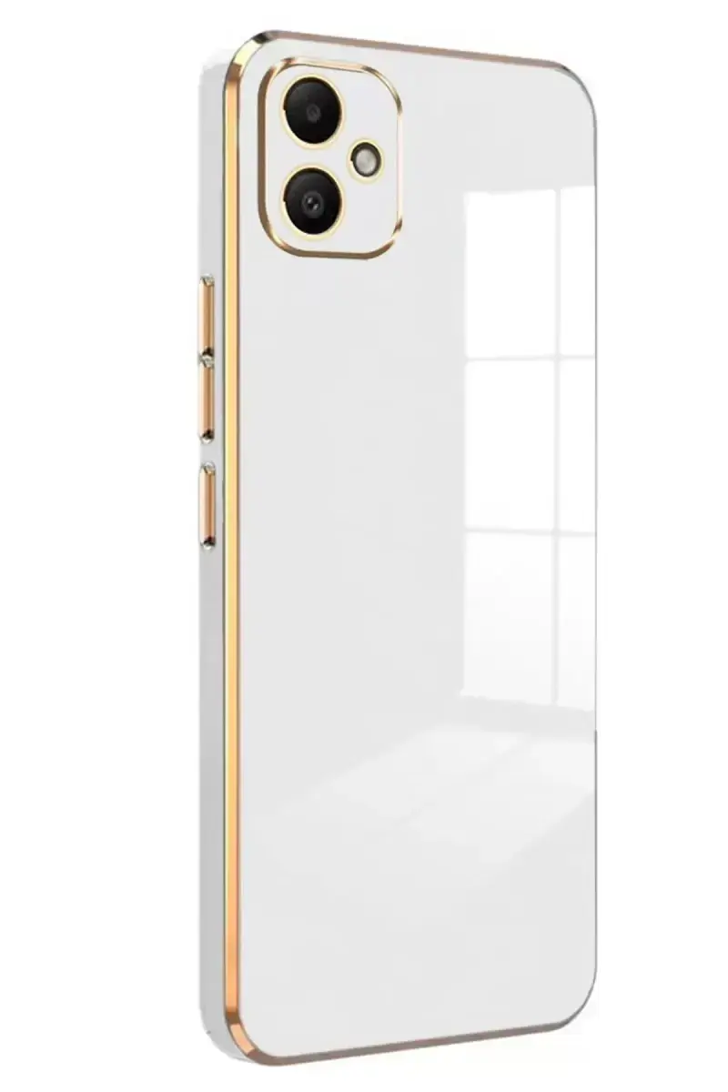 Newface Samsung Galaxy A05 Kılıf Volet Silikon - Beyaz