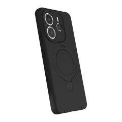 Xiaomi Redmi Note 14 4g Regal Magsafe Standlı Kapak - Siyah