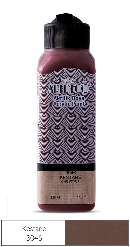 Akrilik Ahşap Boyası 140ml 3046 Kestane