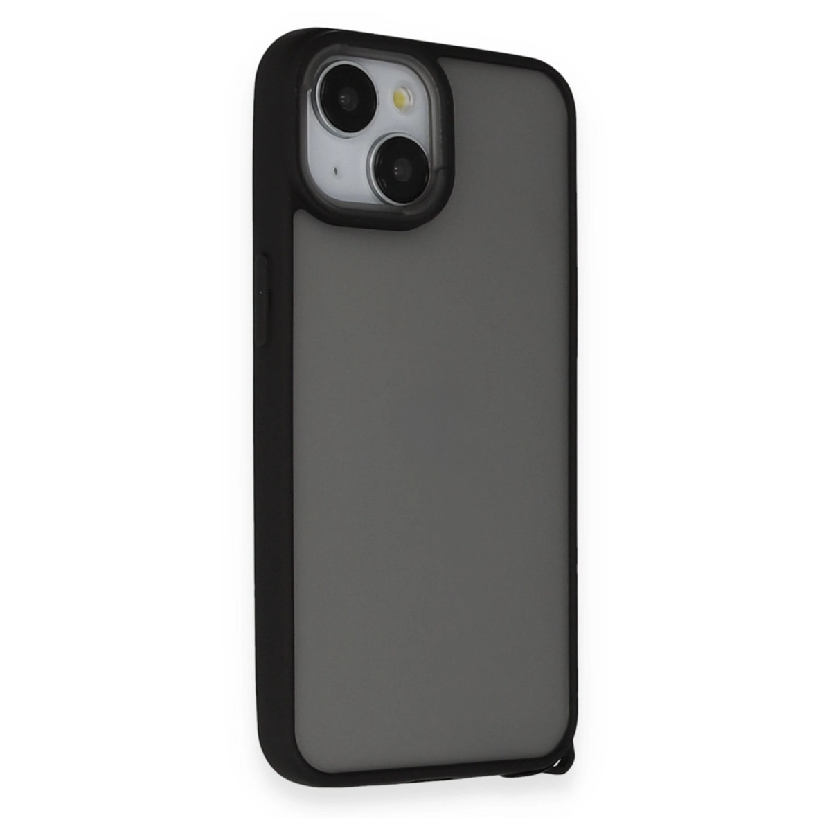 İphone 14 Kılıf Elegant Kapak - Siyah