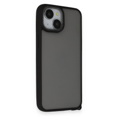 İphone 14 Kılıf Elegant Kapak - Siyah