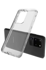 Newface Samsung Galaxy S20 Plus Kılıf Lüx Şeffaf Silikon