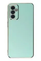 Newface Samsung Galaxy M23 Kılıf Volet Silikon - Açık Yeşil