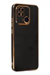 Newface Xiaomi Redmi 10c Kılıf Volet Silikon - Siyah
