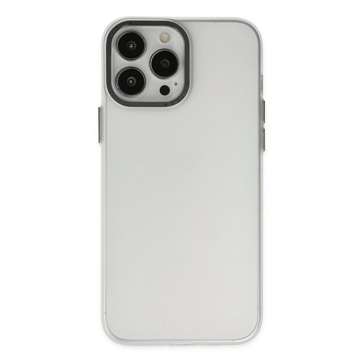 İphone 14 Pro Kılıf Modos Metal Kapak - Şeffaf