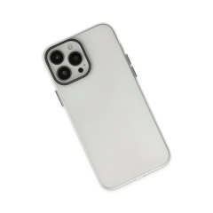 İphone 14 Pro Kılıf Modos Metal Kapak - Şeffaf