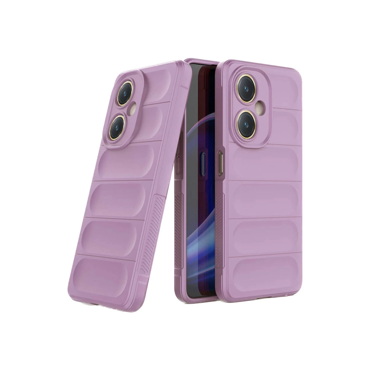 Vivo Y27 Kılıf Optimum Silikon - Mor