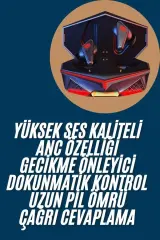 Profesyonel Tws Işıklı Kablosuz Bluetooth Kulaklık Oyuncu Kulaklığı