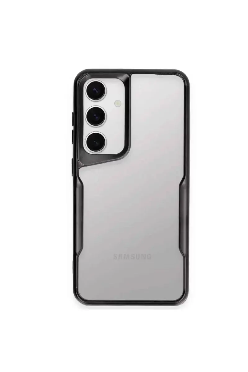 Newface Samsung Galaxy A55 5g Kılıf Boyi Silikon Kapak - Siyah