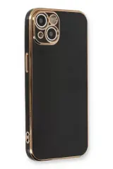 Newface İphone 13 Kılıf Volet Silikon - Siyah